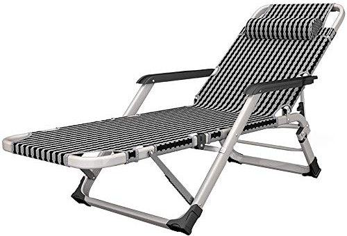 Schreibtischstühle, bequemer Liegestuhl, Metall-Sonnenliege, Liege-Klappstuhl, Verstellbarer Fußschemel, für draußen, drinnen, Garten, Büro, Picknick, Amping, Freizeit