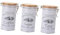 Colcolo Juegos de Botes de 3 Piezas para encimera de Cocina,Juego de Botes de Cocina,Decoración de Cocina,Contenedores Grandes de azúcar para café, té y