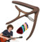 Tuxxjzm Ukulele Kapodaster Set, Nylon Mehrzweck-Ukulele Kapodaster Gitarre Kapodaster Set mit Plektren, Benutzerfreundlicher Gitarrenkapodaster für E-Gitarre