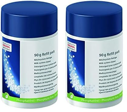 JURA original - Mini-Tabs zur Milchsystem-Reinigung für 30 Reinigungen - TÜV-zertifizierte Hygiene - 90 g Nachfüllflasche - 24157 (Packung mit 2)