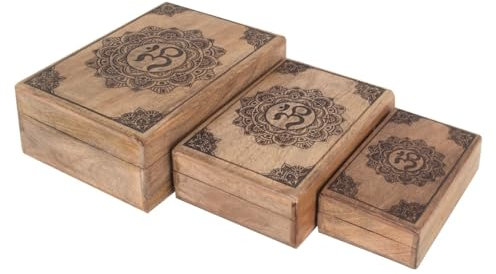 SIGNES GRIMALT Set 2 mini tagli per aperitivo, motivo olive di Provenza e legno di mango, diametro 10 cm