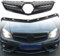 FINMOKAL W204-Grill, Frontkühlergrill, Frontstoßstangengrill, kompatibel mit Benz W204 C63 AMG 2008-2011, Schwarz