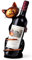 liamasum Wine Holder Racks Cat Decor for Wine Bottles Stand Metal Decorative Cat Gifts for Cat Lovers