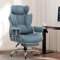 GTPLAYER Gaming Chair with Footrest, Ergonomic Computer Chair Heavy Duty High Back Lumbar Support Home Executive Office (Blue)