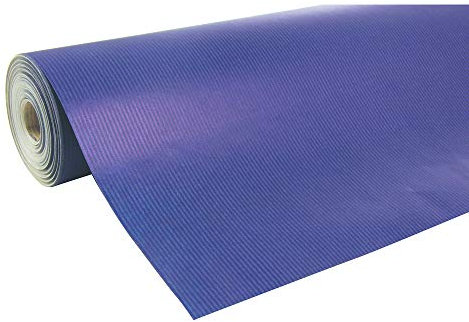 Clairefontaine 507513C Rolle Geschenkpapier (50 x 0,7 m, spezielle Breite, Kraftpapier, strapazierfähig) 1 Stück blau