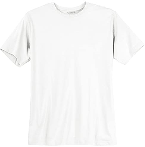 Redfield Basic T-Shirt weiß Übergröße