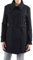 alpine swiss Keira Damen Schwarzer Woll-Zweireiher Trenchcoat XL