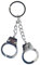 Miniblings Handschellen Polizei Fasching Schlüsselanhänger - Handmade Modeschmuck I Anhänger Schlüsselring Schlüsselband Keyring - Handschellen Polizei Fasching