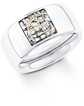 s.Oliver Damen-Ring Swarovski Elements Edelstahl Kristall mehrfarbig Gr. 52 (16.6) - 524650
