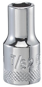 DEWALT DWMT86023OSP 6 Point 1/4'' Drive Socket 7/32'' SAE