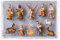 römischen Inc. 5,1 cm 12-teiliges Set Krippe in gedeckten Farben von Earth Tones
