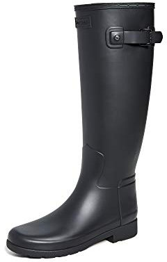Hunter Original Refined, Stivali di Gomma Donna, Nero (Black), 40 EU