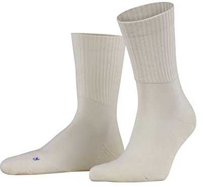 FALKE Unisex Socken Walkie Light U So Wolle Funktionsmaterial einfarbig 1 Paar, Weiß Woolwhite 2060, 39-41
