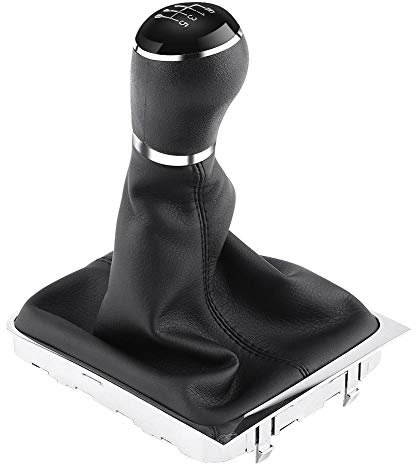 Manual de 6 velocidades palanca de cambios, palanca de freno, funda de arranque, kit de cuero negro, palanca de cubierta