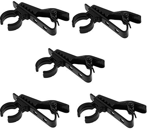 Sitrda 5 Pcs Mini Lavalier Microphone Clip Safe Hold Shock Secure Lapel Mic Clamp Replacement Kit