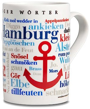 Kaffeebecher Hamburger Wörter