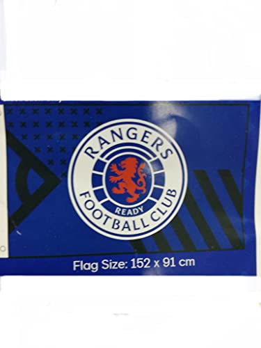 Rangers Flagge 90 x 150 cm, Mehrfarbig, Sport, Rangers, Flagge