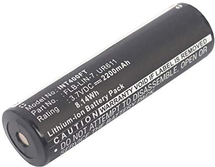 subtel, Akku für Taschenlampe kompatibel mit Inova T4, UR611 (2200mAh, 3.7V) Ersatzakku FLB-LIN-7/68792