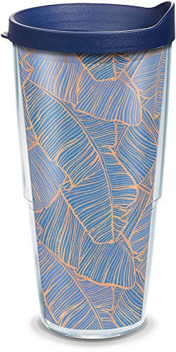 Tervis Banana Palms Wrap Bleu marine 24 oz Tumbler bleu/orange
