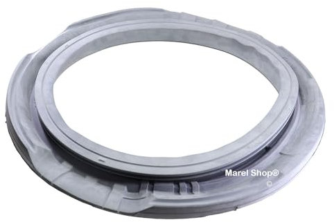 Marel Shop® - Guarnizione Soffietto Oblò per Lavatrice compatibile con Samsung DC64-03365A per Modelli: WW80K5210VW - WW80K6210RW/EO - WW80K6210RW