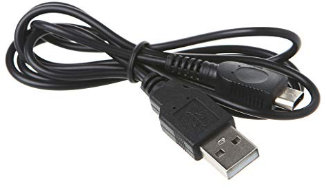 KERDEJAR Ladekabel für USB-Netzteil, 1,2 m für Gameboy Micro GBM-Konsole