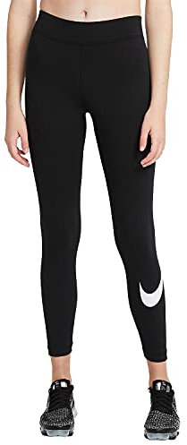 Nike Damen Sportswear Essential Leggings, Black/White, XS EU
