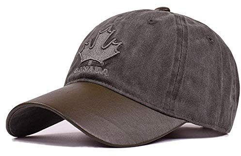 Herren Kappe Hut Sommer Baseball Cap Maple Leaf Caps Für Männer Frauen Streetwear Snapback Hip Hop Hüte-Gray_Baseball_Cap_Adjustable