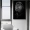 XUSANSHI Leinwände Print Tier Löwe Leinwand-Kunstbild für Wohnzimmer Ölbild für Zuhause, Moderne Dekoration, Dekodruck Kein Rahmen 50x70cm