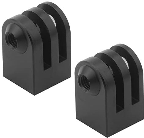 ComPDCVD 2 Stücke Aluminium Stativ Adapter Kamera Halterung Zubehör Schwarz für GoPro Hero GoPro Session und andere kompatible Action Cams