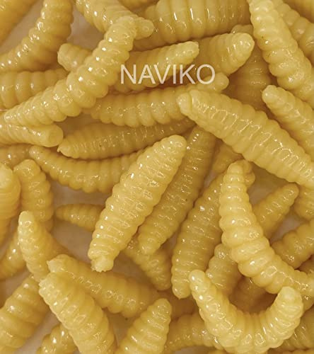 Fake Maggots Realistic Soft Fishing Lures - Worms & Bugs That Look Real 50pcs