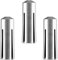 THOR-DARTS Aluminium Flight Protector Darts in 10 Farben Flightschutz, Flightprotektoren, Silver Flightsavers, Flight Saver Silver, Flightschoner Dart, Flightschutz (3 Set (9 Stück), Silber)