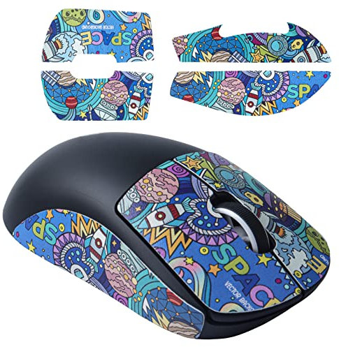 Mouse Anti-Slip Grip Tape, passend für G Pro X Superlight, 4 Stück, Nicht verblassende Gaming-Maus, hautschweißbeständig, einfach zu bedienen, selbstklebendes Design, vorgeschnitten