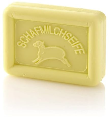 OVIS Schafmilchseife 100g - Sommerfrische -Reinigung und Pflege mit Schafmilch in Papierverpackung / zero waste ohne Mikroplastik oder Mineralöl