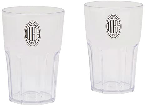 AC Milan Gil Product Set 2 Bicchieri, Cocktail