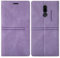 OKZone Cover per Huawei Mate 10 Lite, Custodia Flip Pelle Portafoglio Magnetica Libro con Slot Schede, Slim Silicone TPU Bumper Wallet Supporto Case, Antiurto Cover per Huawei Mate 10 Lite (Viola)