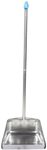 Alipis Pattumiera in Acciaio Inox Paletta per La in Metallo Paletta in Piedi Paletta per La Spazzatura in Metallo Pratica Paletta per La Spazzatura Portatile Paletta per