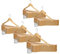 VonBueren 50 x Kleiderbügel Holz | 44,5 x 22 cm je Bügel/Holzbügel | Holzkleiderbügel | 360 Grad drehbar | Hangers Clothes Wooden