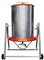 Speidel Obstpresse hydraulisch Alu 180 Liter, Saftpresse Hydropresse (90L) mit Schwenkkorb, Weinpresse Apfelpresse zum Pressen von Obst, Beeren, Tabak und Honig, Wasserdruckpresse 3 bar