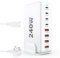 USB C Charging Station, 240W GaN USB C Charger, 8 Port USB Fast Charger Block with PD100W, USB C Portable Wall Charger Power Adapter Plug for Samsung/iPhone/Google, Laptop Charger for MacBook Pro/Air