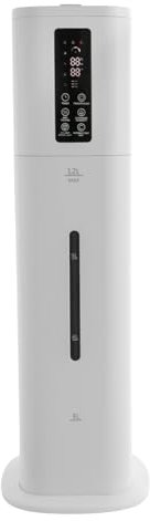 12L Top Fill Luftbefeuchter, 360° Drehbare Düse Cool Mist Humidifier, 350 ml/H Nebelvolumen, 35dB leise, 1-24 Stunden Timer-Funktion Raumluftbefeuchter & Aroma Diffuser für Kinderzimmer Schlafzimmer P