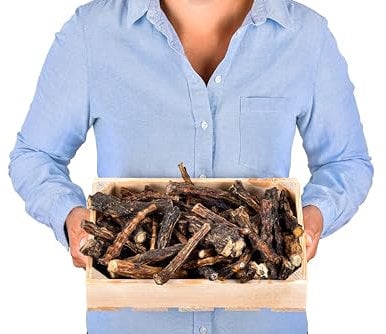 Rinderschwanz für Hunde 1 kg (ca. 15–20 Stück) | 100% Rind | Natur-Kausnack für Zahnpflege & Kauvergnügen | ohne Zusatzstoffe & getreidefrei