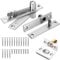 OwnMy 1 Set Türscharniere, strapazierfähig, versteckte Türscharniere, unsichtbares Murphy-Türscharnier-Set, schwenkbare Türscharnier-Hardware, verstecktes Bücherregal, Türscharnier, Bücherregal,