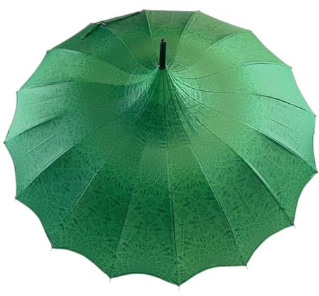 Boutique Pagode à motifs avec bord festonné Vert