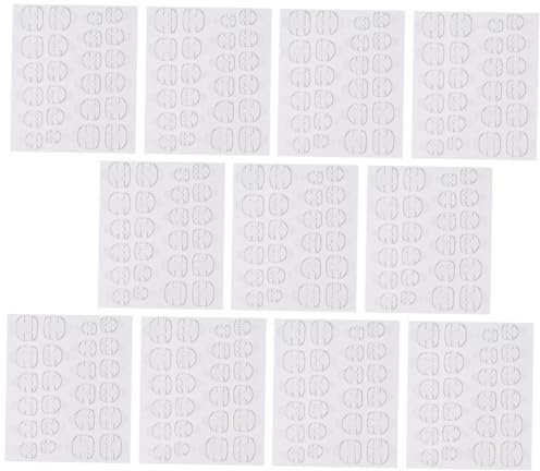 Healeved 20pcs Invisible Nail Double-sided Glue Tabs Waterproof Press on Nails Sticky Tabs Suitable for Art and False
