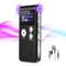 Yegolito 64GB Professional Digital Voice Recorder, Dictaphone Recorder with Voice Activated Recording, Digital Audio Sound Recording Device with Playback for Lectures Meetings, Interviews, MP3 Player