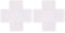 Whakano Lot de 4 paires de cache-tétons en forme de croix pour femme, autocollants, cache-tétons sexy, cache-tétons pour robes de soirée, bikinis, blanc, 8 cm