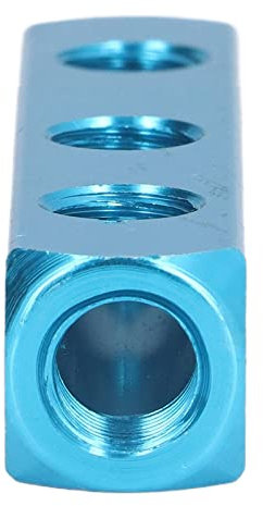 Air Manifold, Air Hose Splitter Pneumatic Manifold Block Splitter Aluminum Manifolds Air Distribution Blocks Air Compressor Manifold for Automation Equipment (AL-3)
