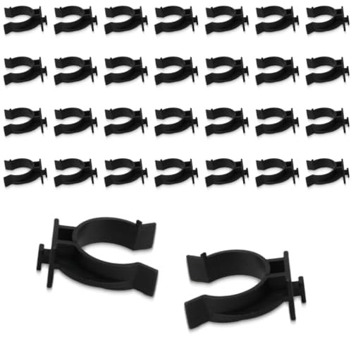 JEYORZY 30 Pezzi Fissaggio per Battiscopa, Clip da Cucina, Clip per Zoccolo da Cucina e Staffe, Ganci per Zoccolo Cucina, Gancio Battiscopa Zoccolino Cucina, Facili da Installare