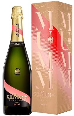 G.H. Mumm Le Rosé Champagne including Gift Box, 75cl (Pack of 6)