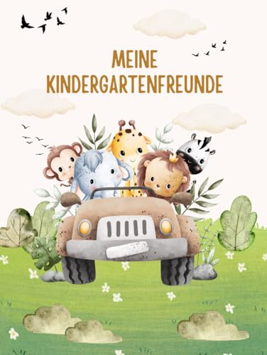 Mein Kindergarten-Freundebuch: Zum Ausfüllen, Malen und Erinnerungen - für Kinder ab 2 Jahren / mit Platz für Freunde, Fotos und gemeinsame Erlebnisse